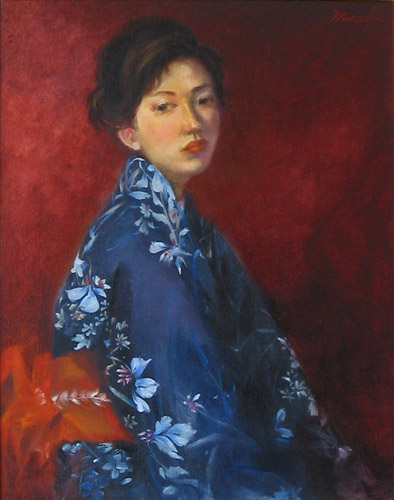 Girl in Kimono